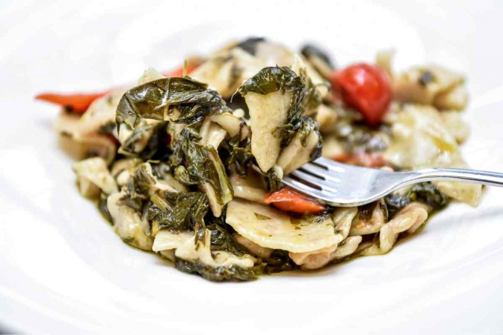 Maltagliati con verdure e pomodorini