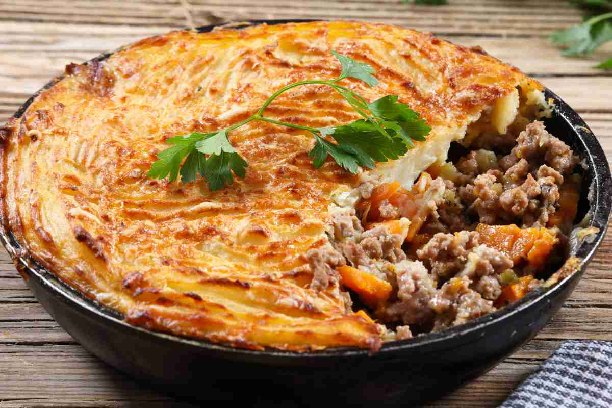 Cottage pie in teglia