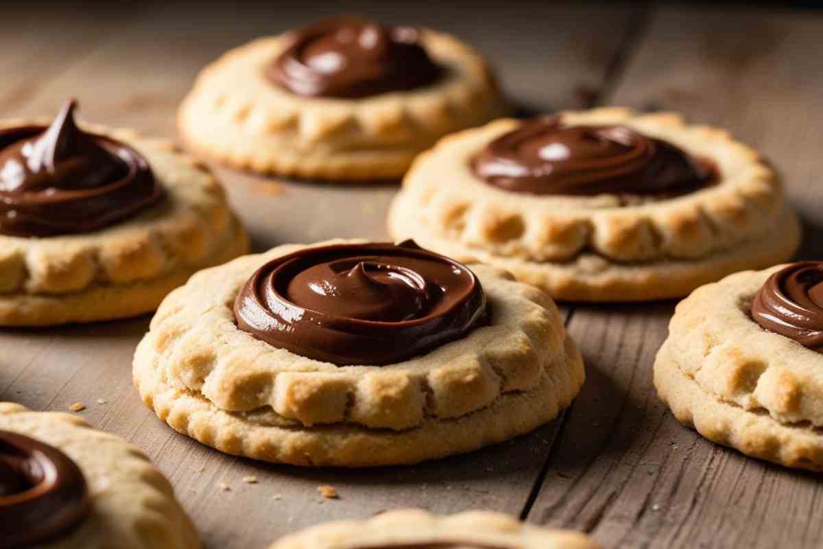 Biscotti occhi di bue alla Nutella