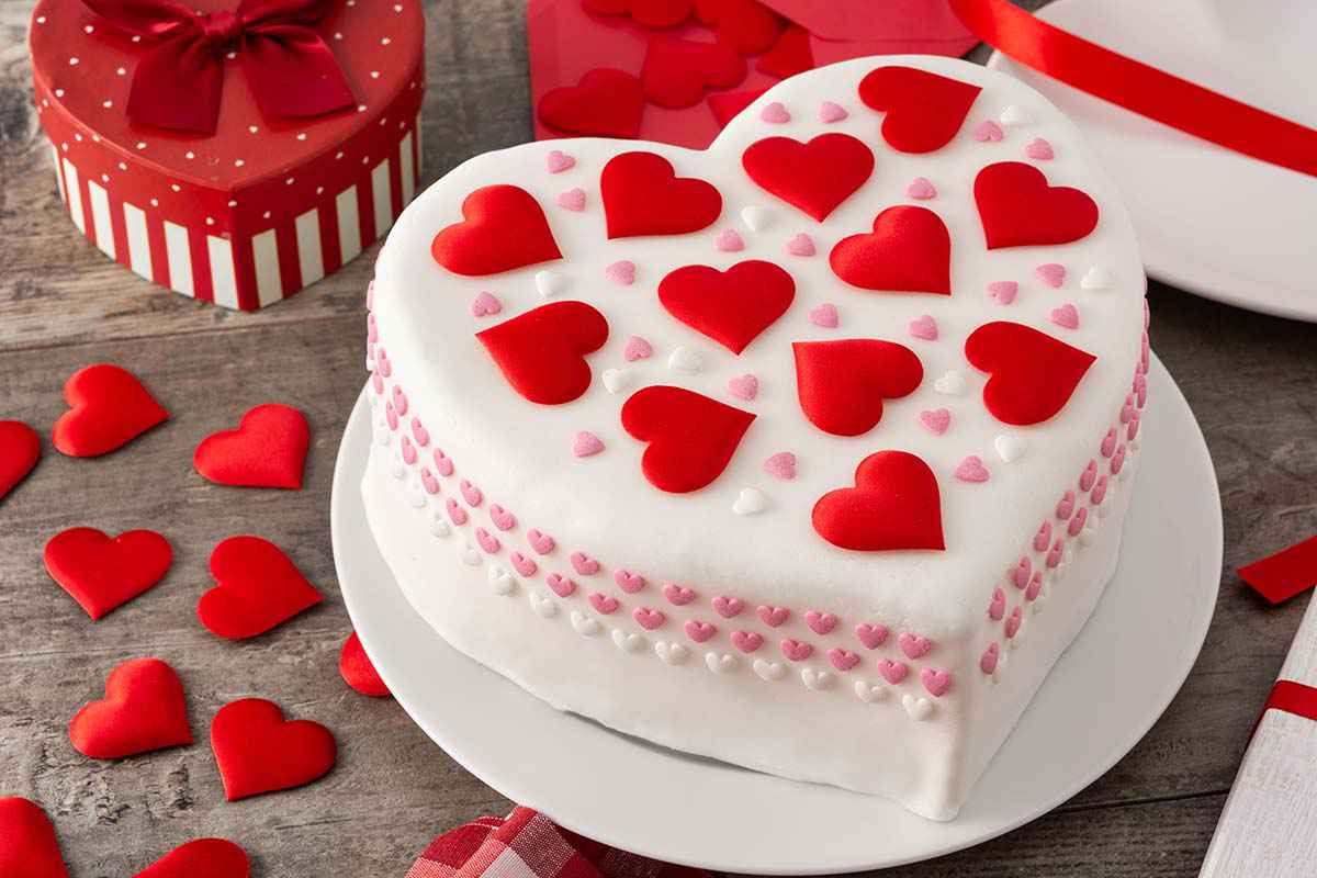Torta Tema San Valentino torta scenografica