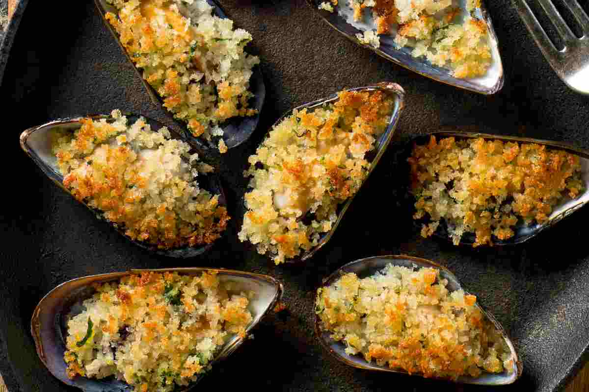 Cozze gratinate