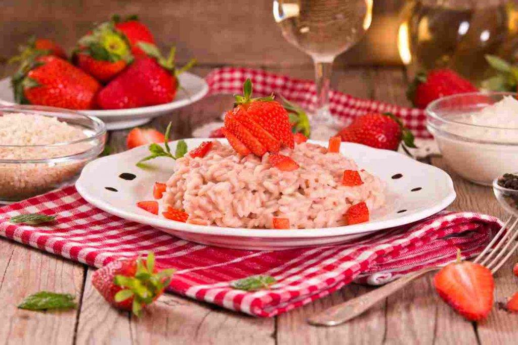 Risotto alle fragole 