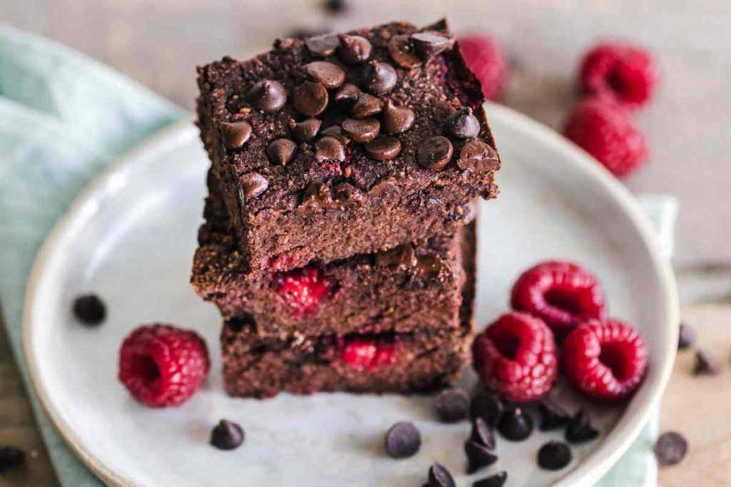 Torta di lamponi e cioccolato