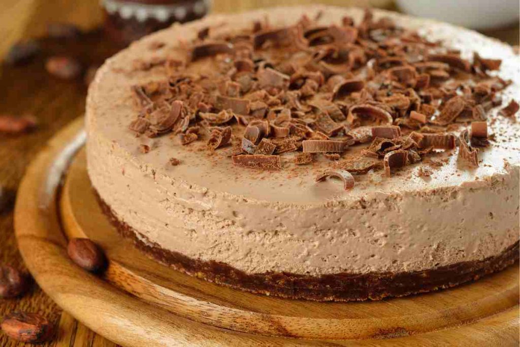 Torta fredda al cioccolato cheesecake facile ricetta