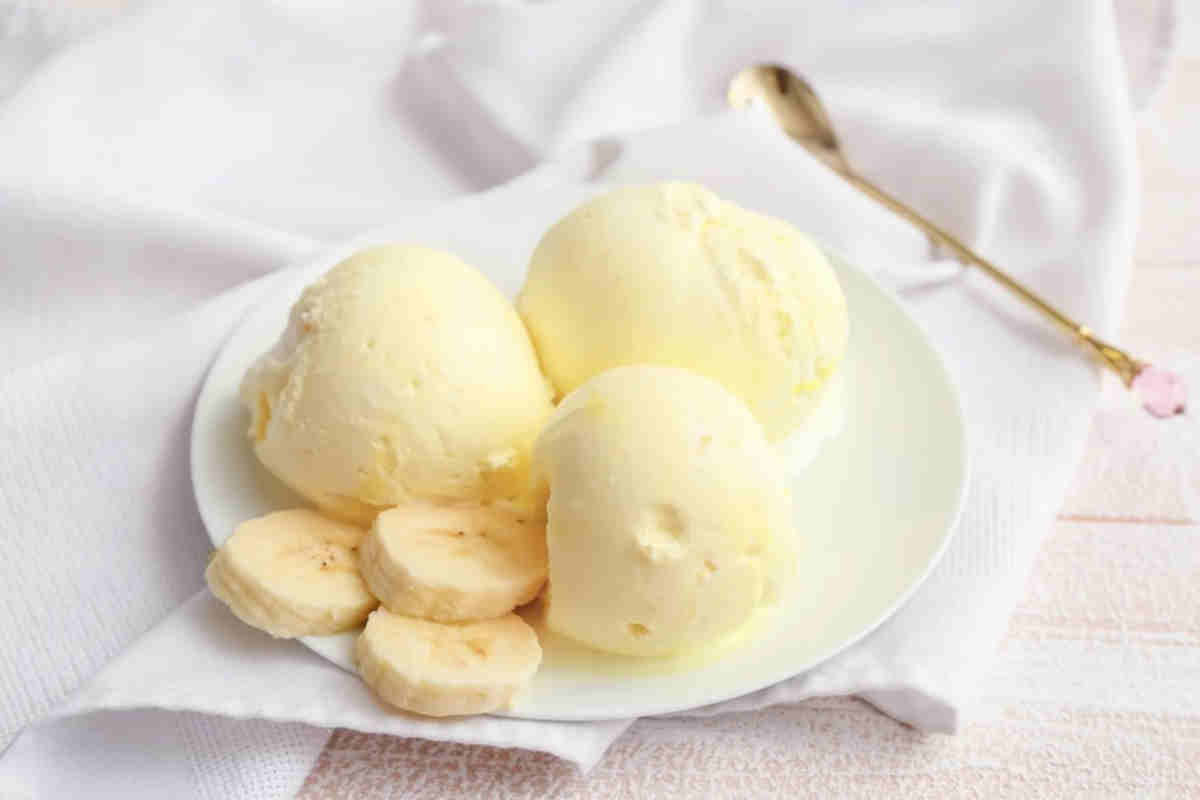 Gelato alla banana fatto in casa