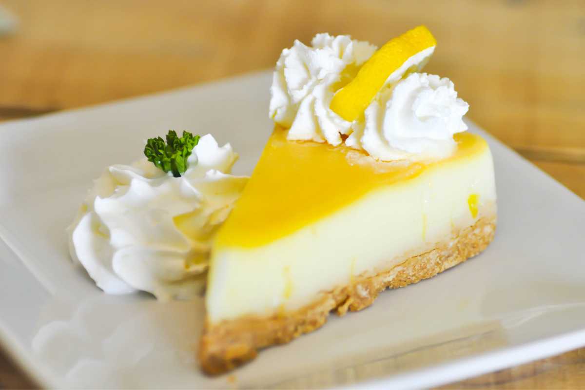 Cheesecake al limone