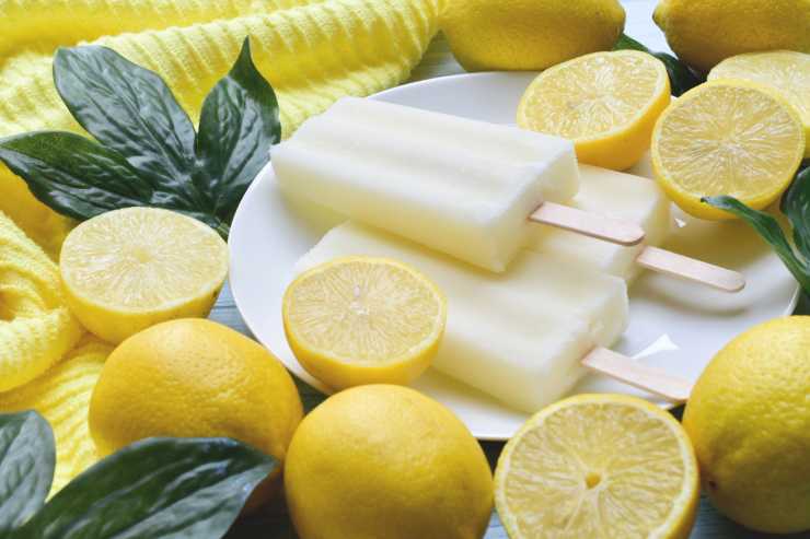 ghiaccioli al limone fatti in casa ricetta