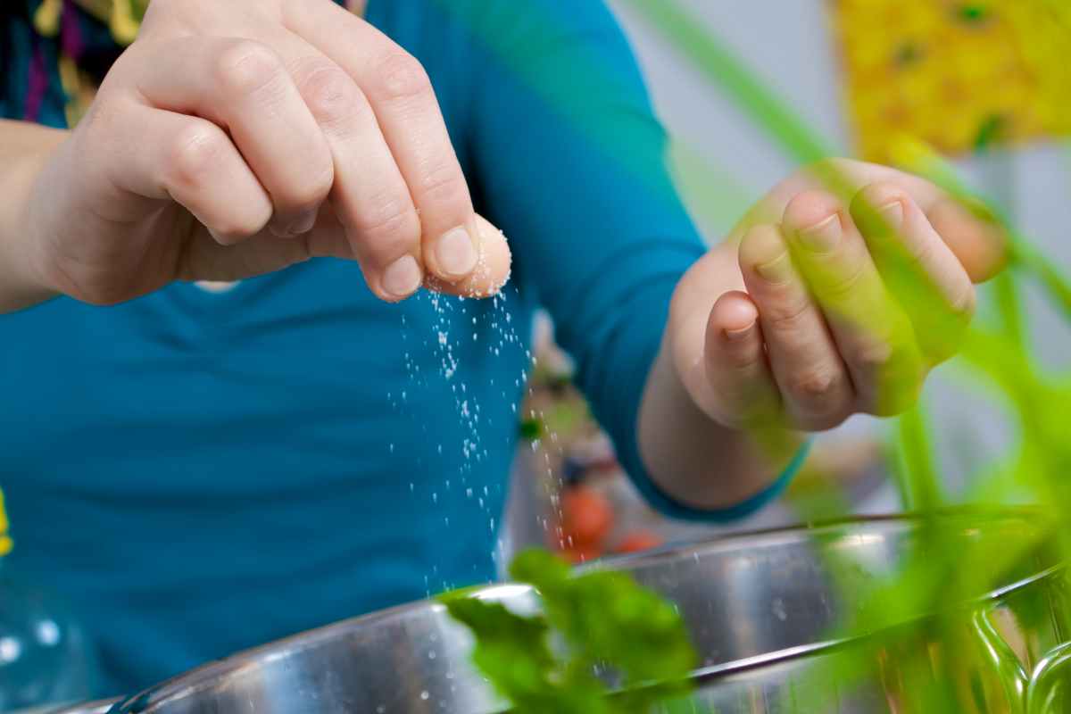 Sale nell'acqua della pasta quando metterlo