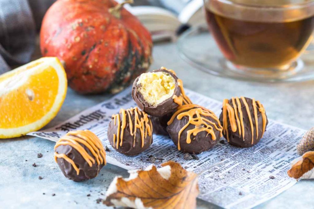 Tartufini dolci alla zucca