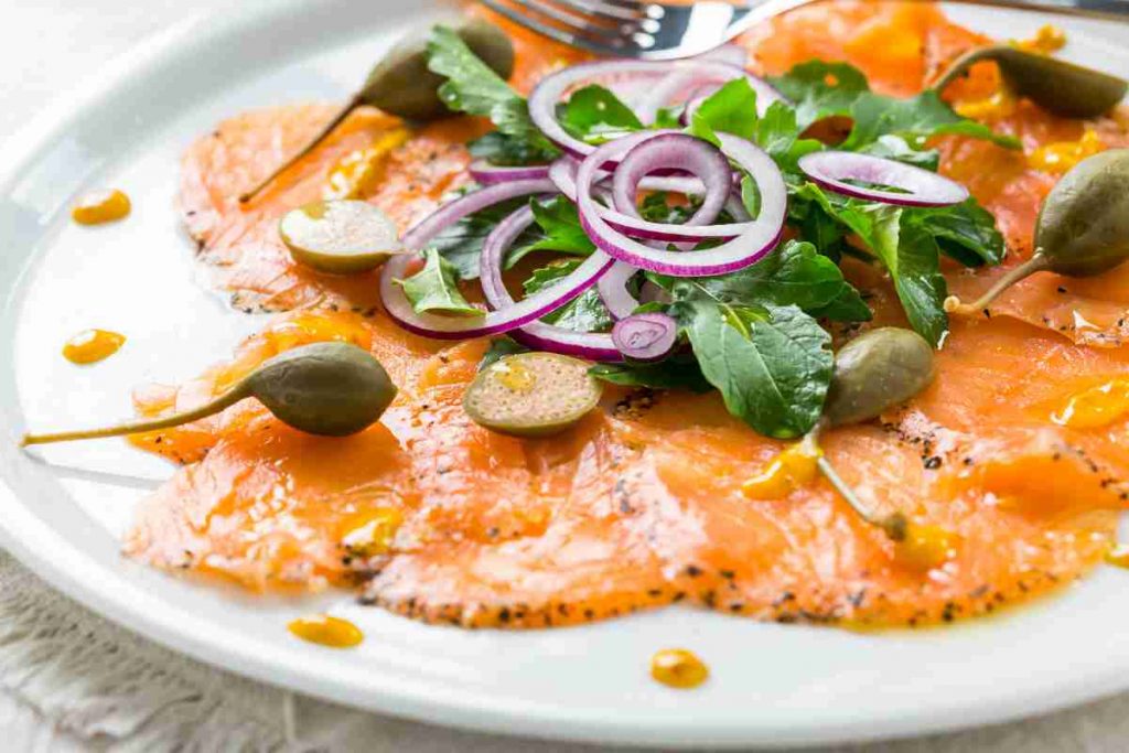 Carpaccio di salmone