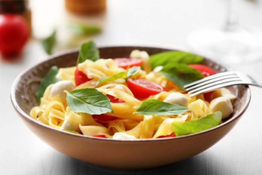 Pasta fredda con verdure