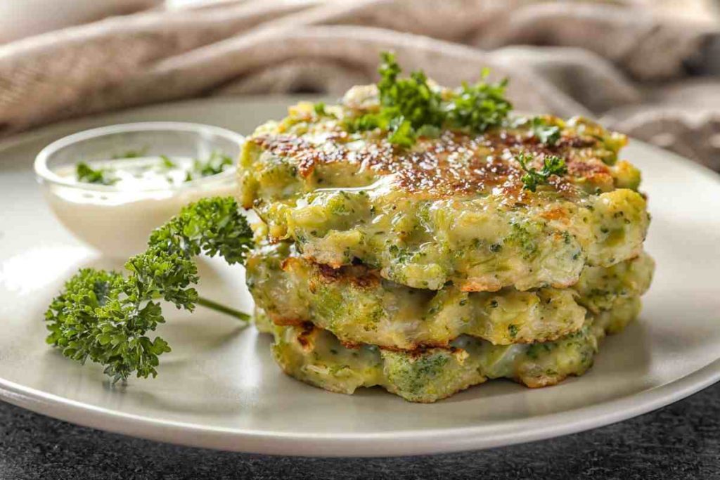 frittelle salate di broccoli in pastella