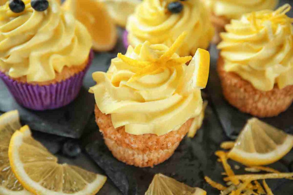 Cupcake mimosa al limone