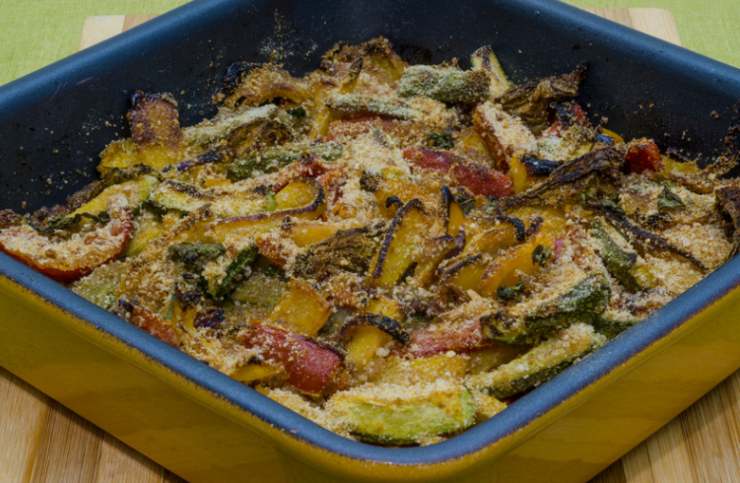 verdure gratinate al forno ricetta