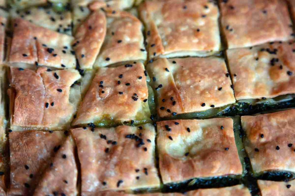 torta di spinaci con pasta fillo