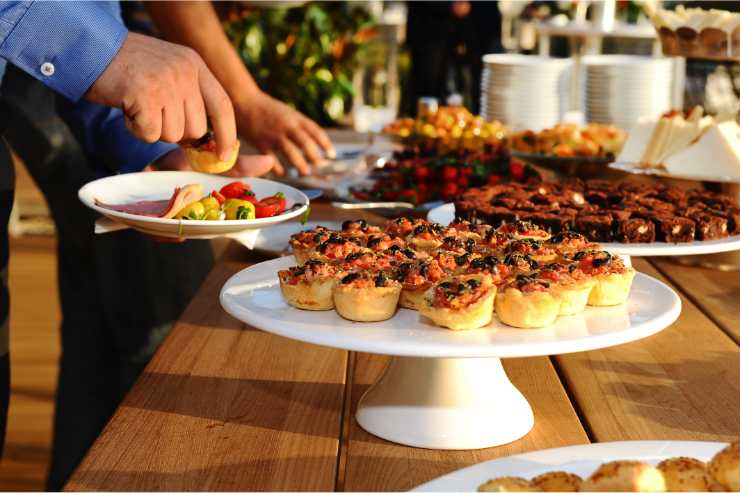 come preparare il buffet apericena