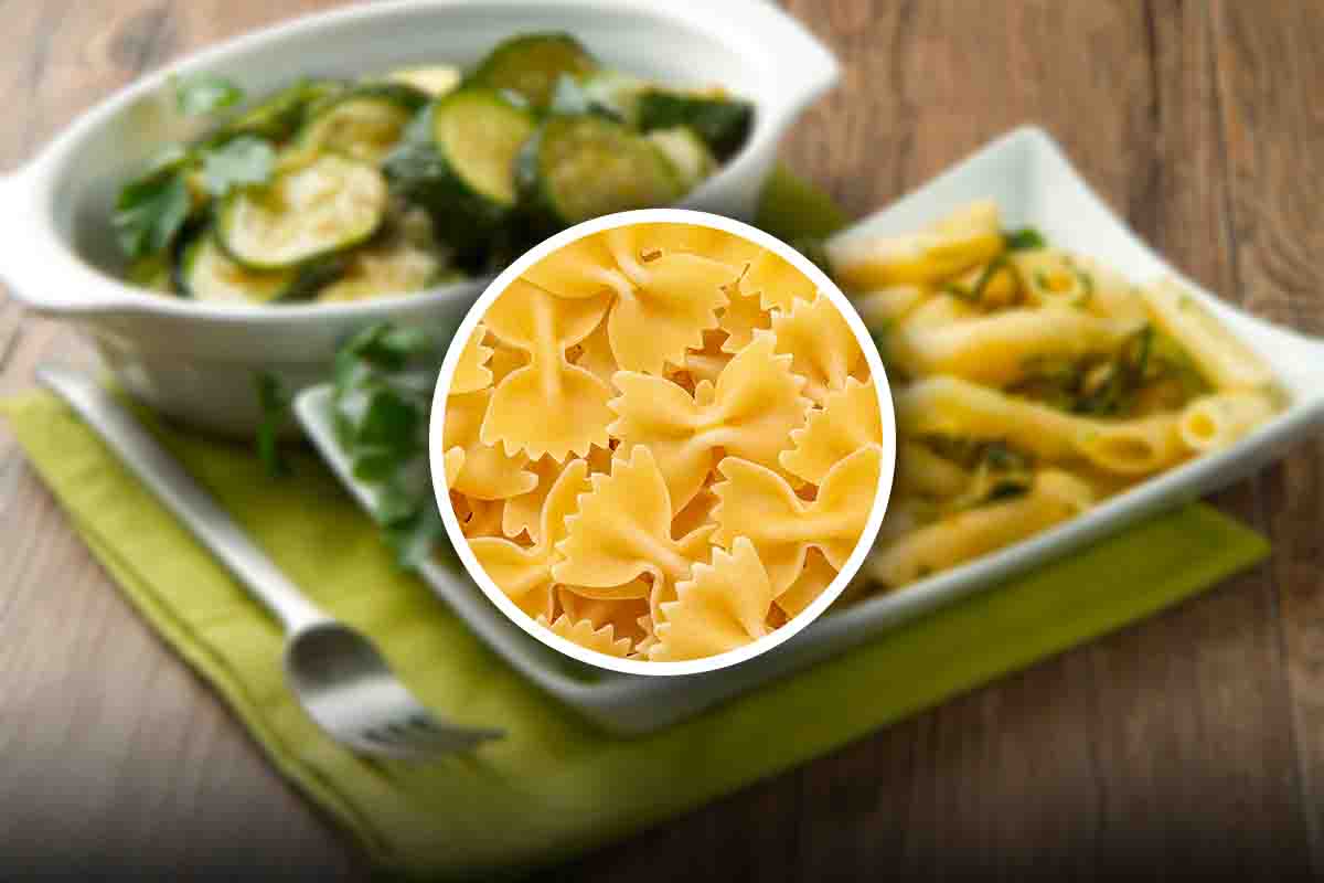 Farfalle cremose con pesto di zucchine