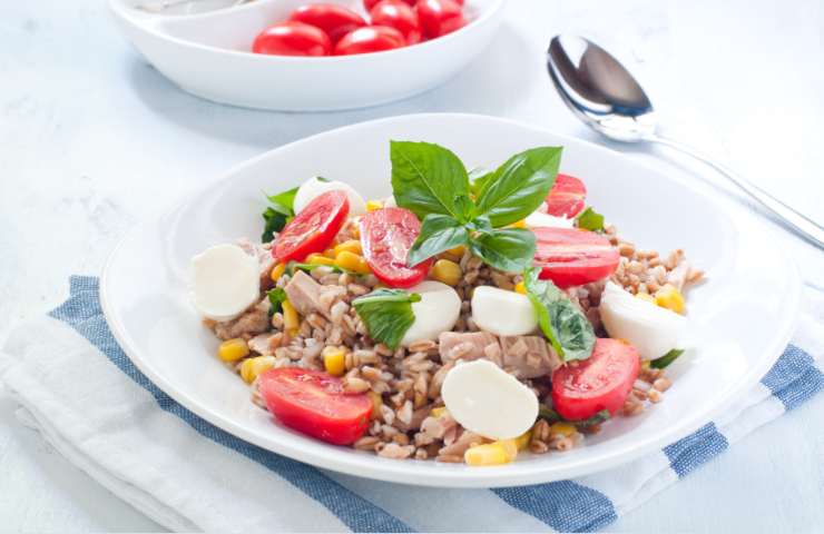 Insalata di farro ricetta, ingredienti e preparazione