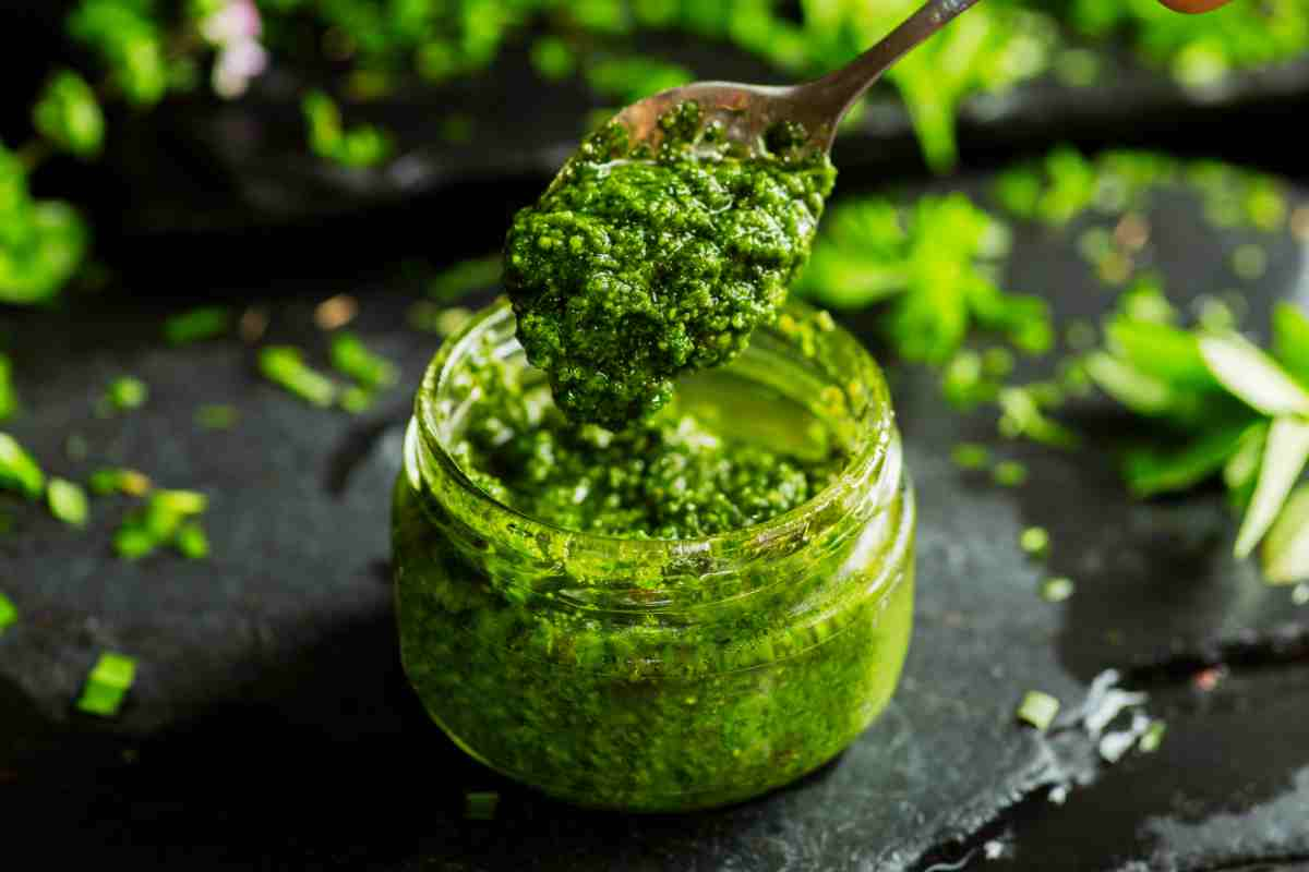 Pesto di spinaci ricetta