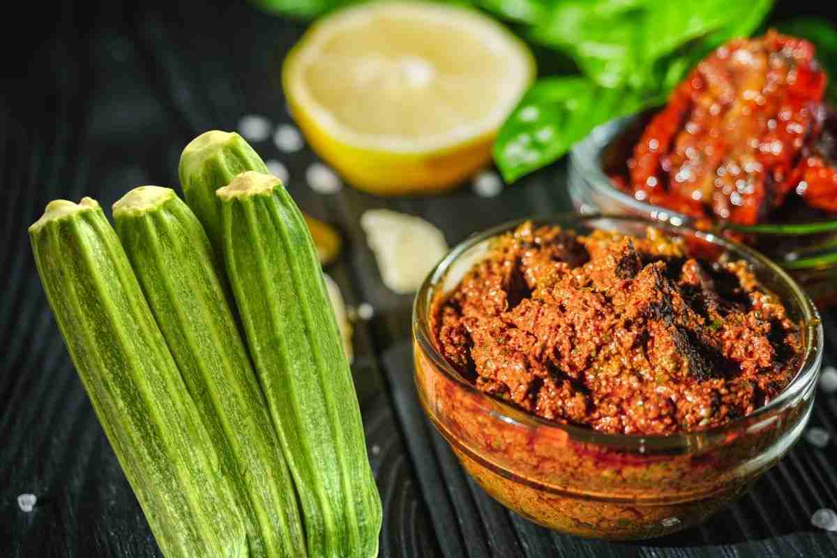 pesto di pomodori secchi e zucchine ricetta benedetta rossi