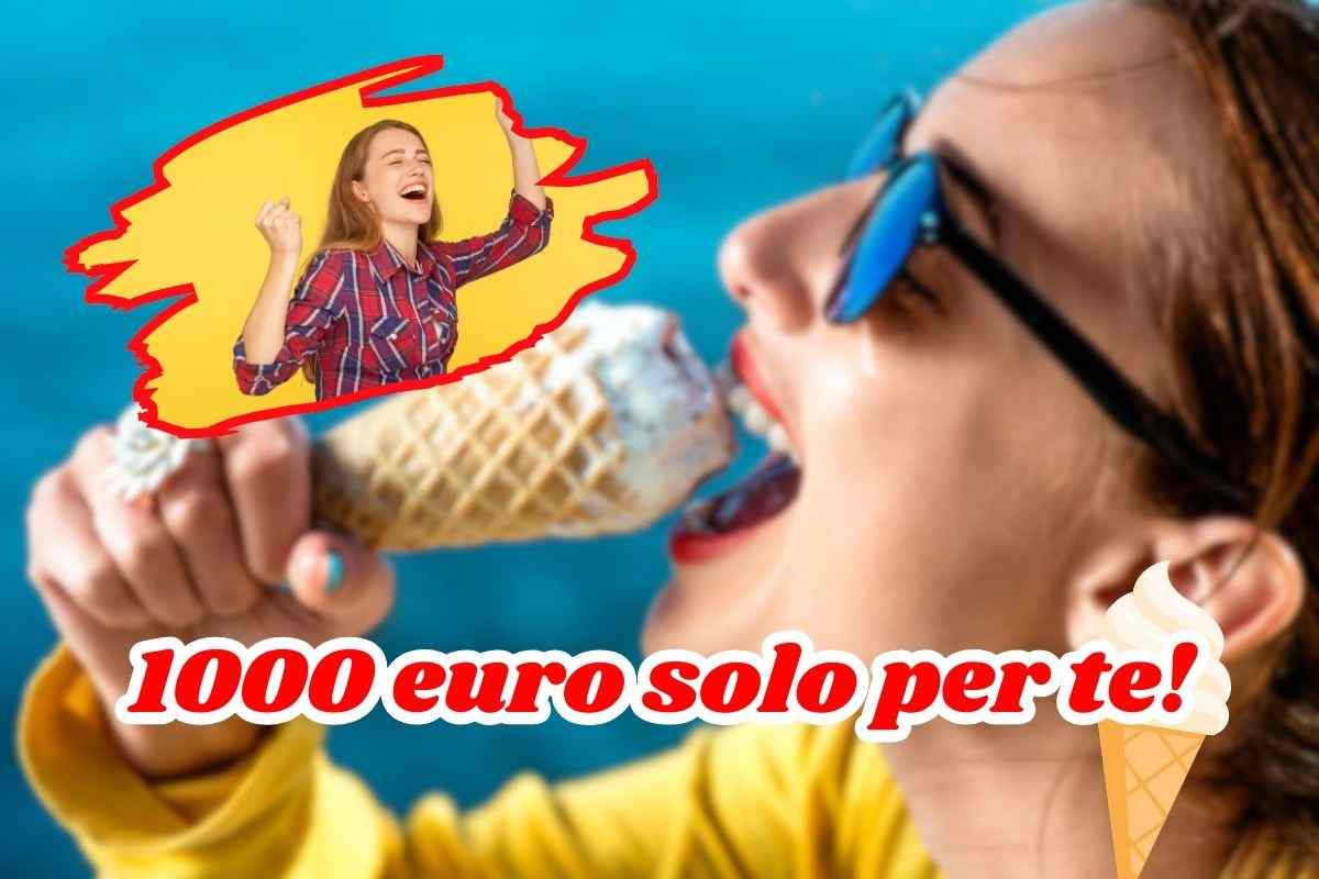 lavoro assaggiatore gelato 1000 euro