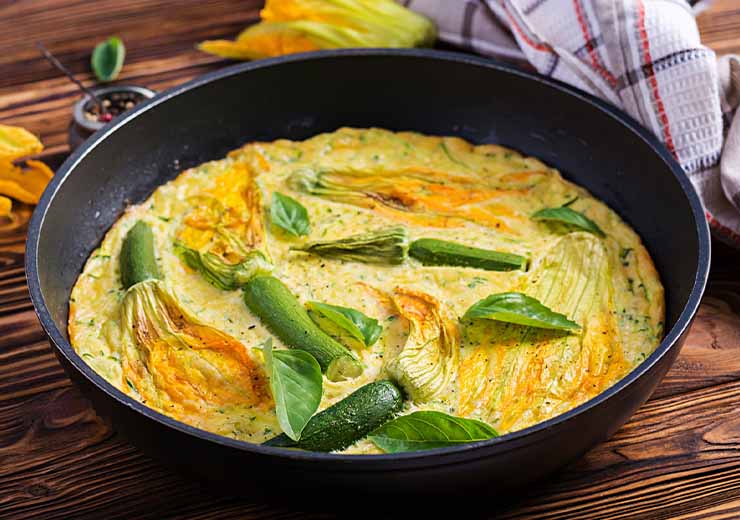 frittata di fiori di zucca ricetta