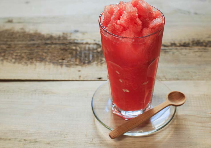 granita al vino rosso ricetta