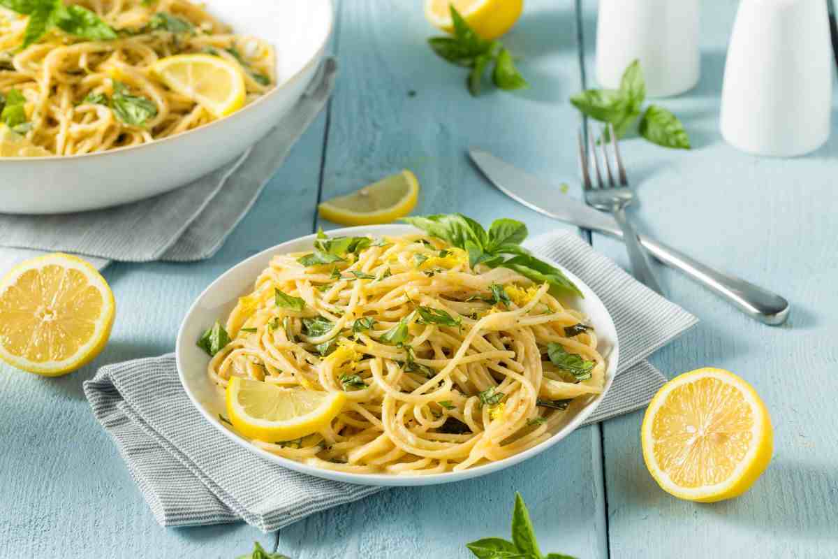 ricetta spaghetti al limone