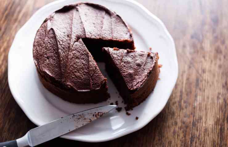 torta al cioccolato 3 ingredienti