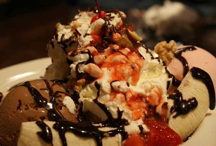 ricetta banana split