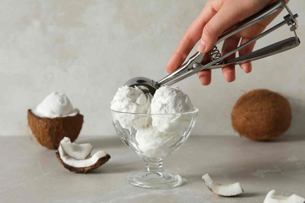 Gelato al cocco senza zucchero ricetta