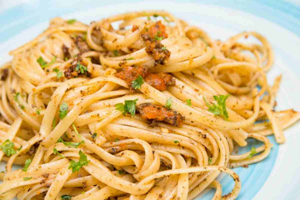 Linguine ai ricci di mare 