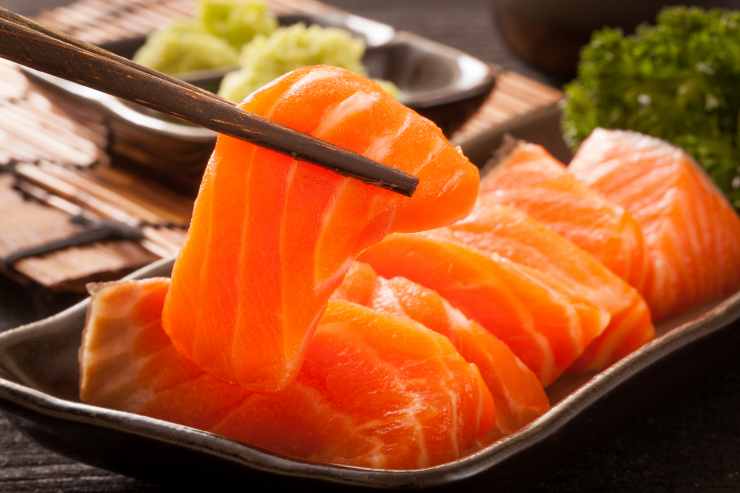 Sashimi di salmone ricetta