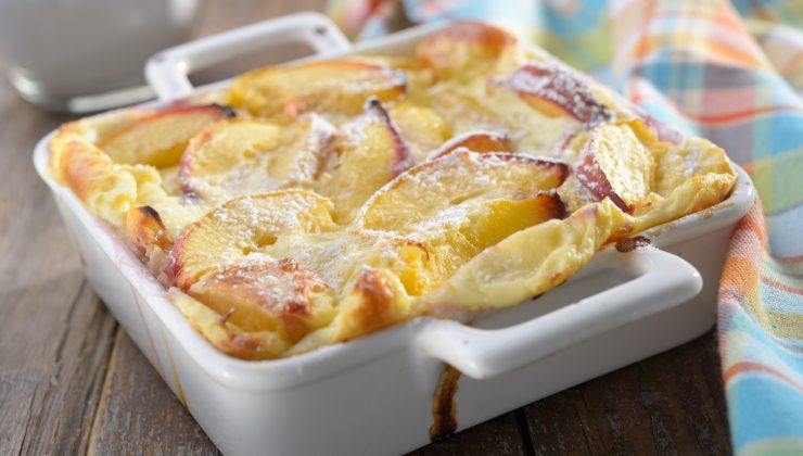 clafoutis alle pesche ricetta