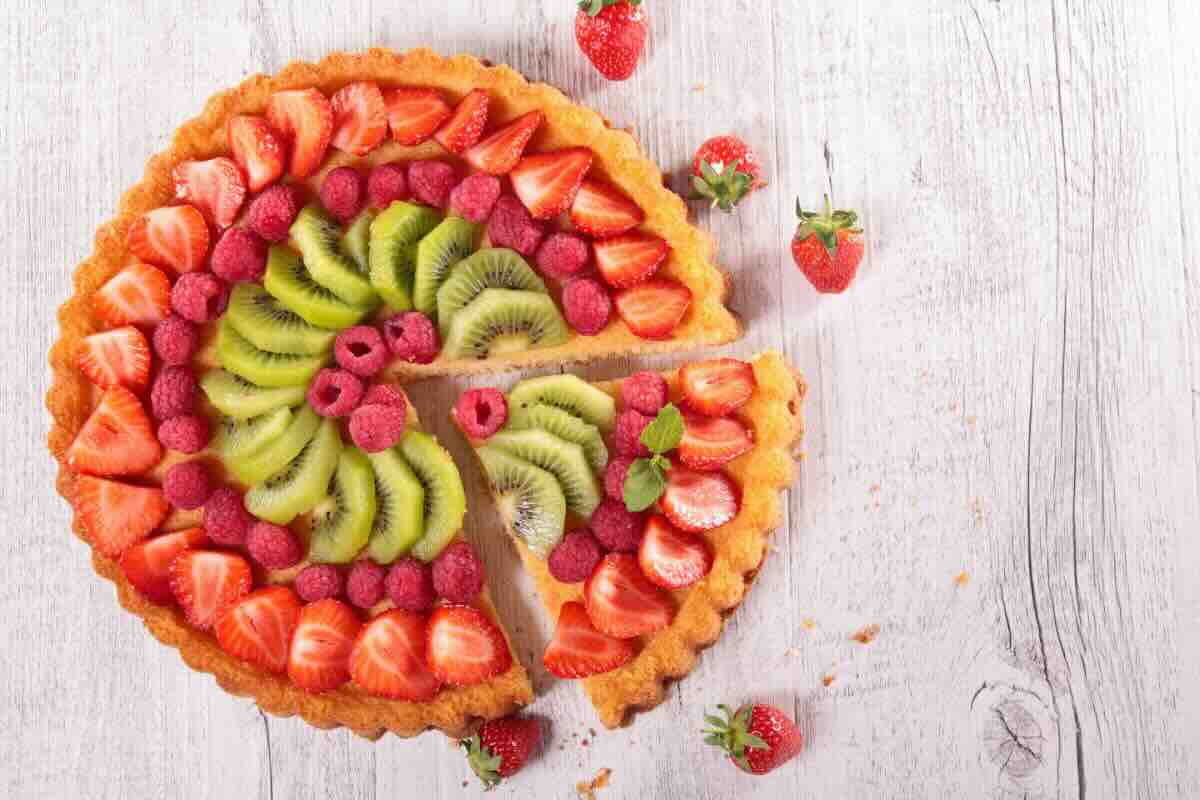 Crostata alla frutta come quella degli chef