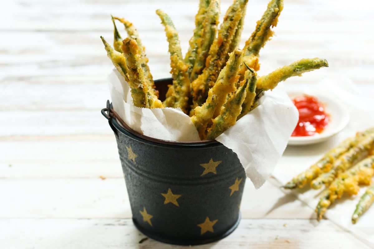 ricetta fagiolini fritti