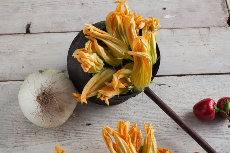 risotto ai fiori di zucca ricetta