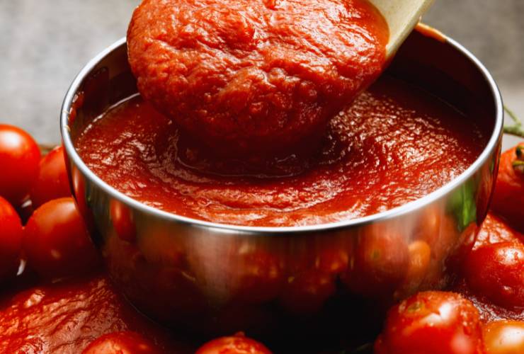 Passata pomodoro aperta: conservare