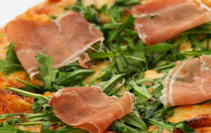 pizza rucola e crudo