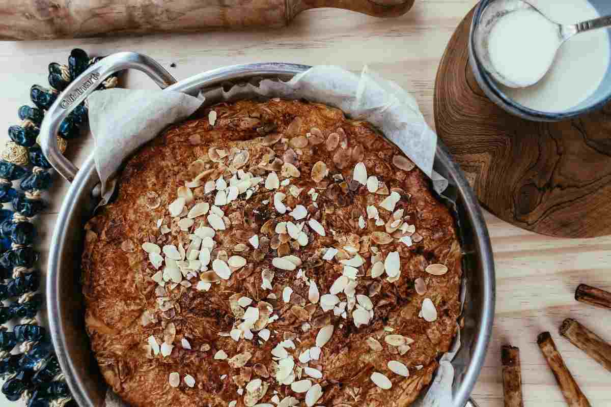 ricetta torta mandorle e cioccolato