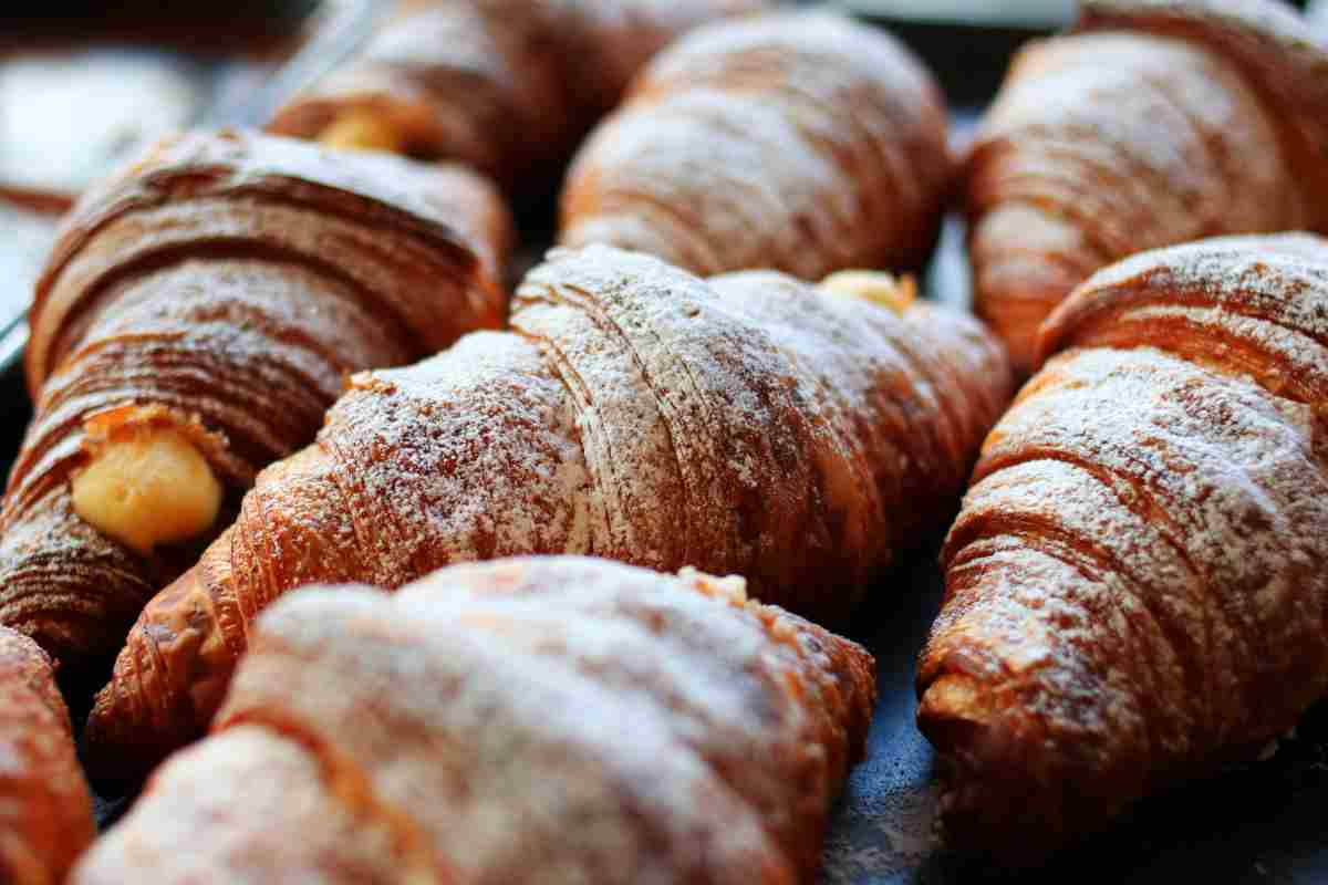 Cornetti per il dolce del giorno