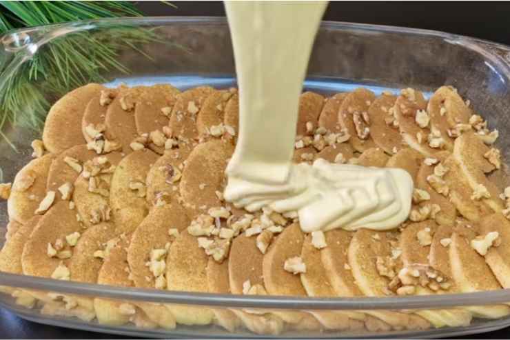 Dolce biscotti e mele ricetta