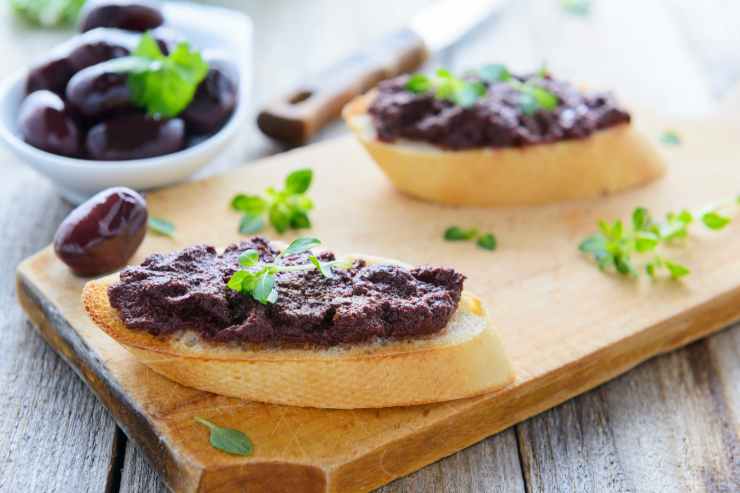 ricette con paté di olive 