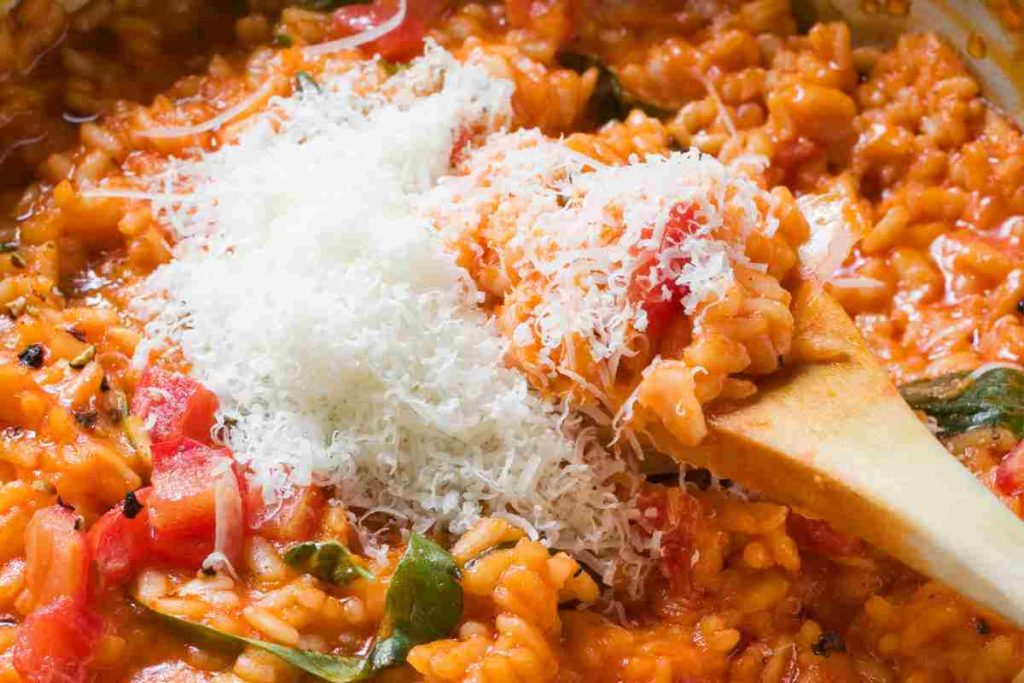 Risotto alla parmigiana di melanzane 