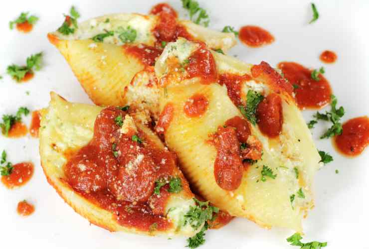 conchiglioni ricetta leggera