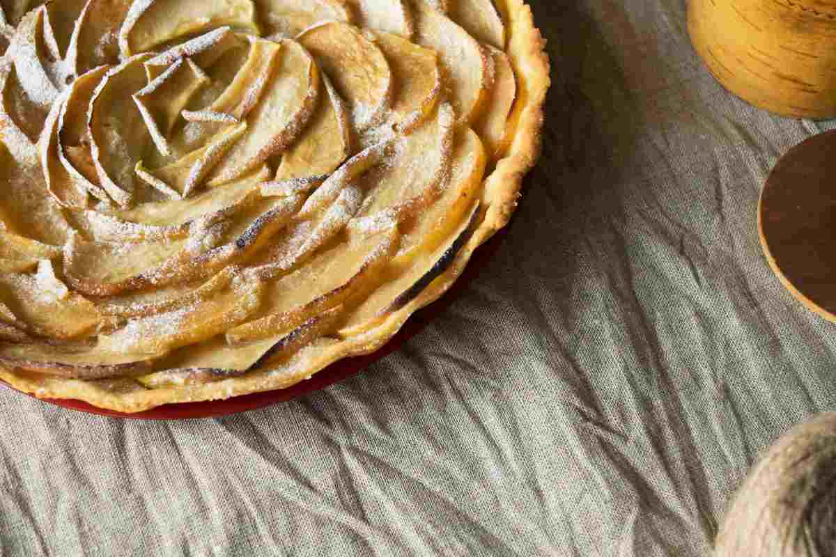 ricetta crostata mele senza burro