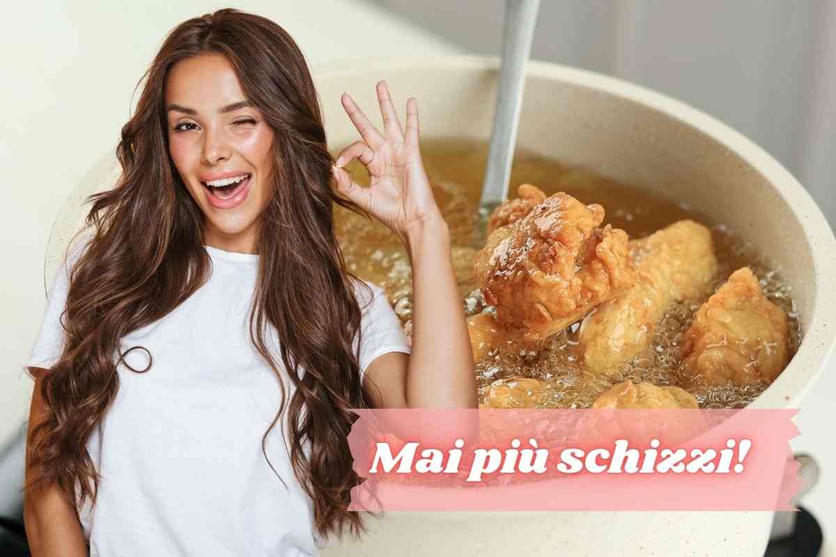 Che odio gli schizzi di frittura per tutta la cucina: il trucco per evitare di passare le ore a pulire