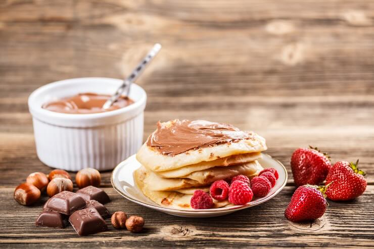 Ricetta pancakes alla Nutella