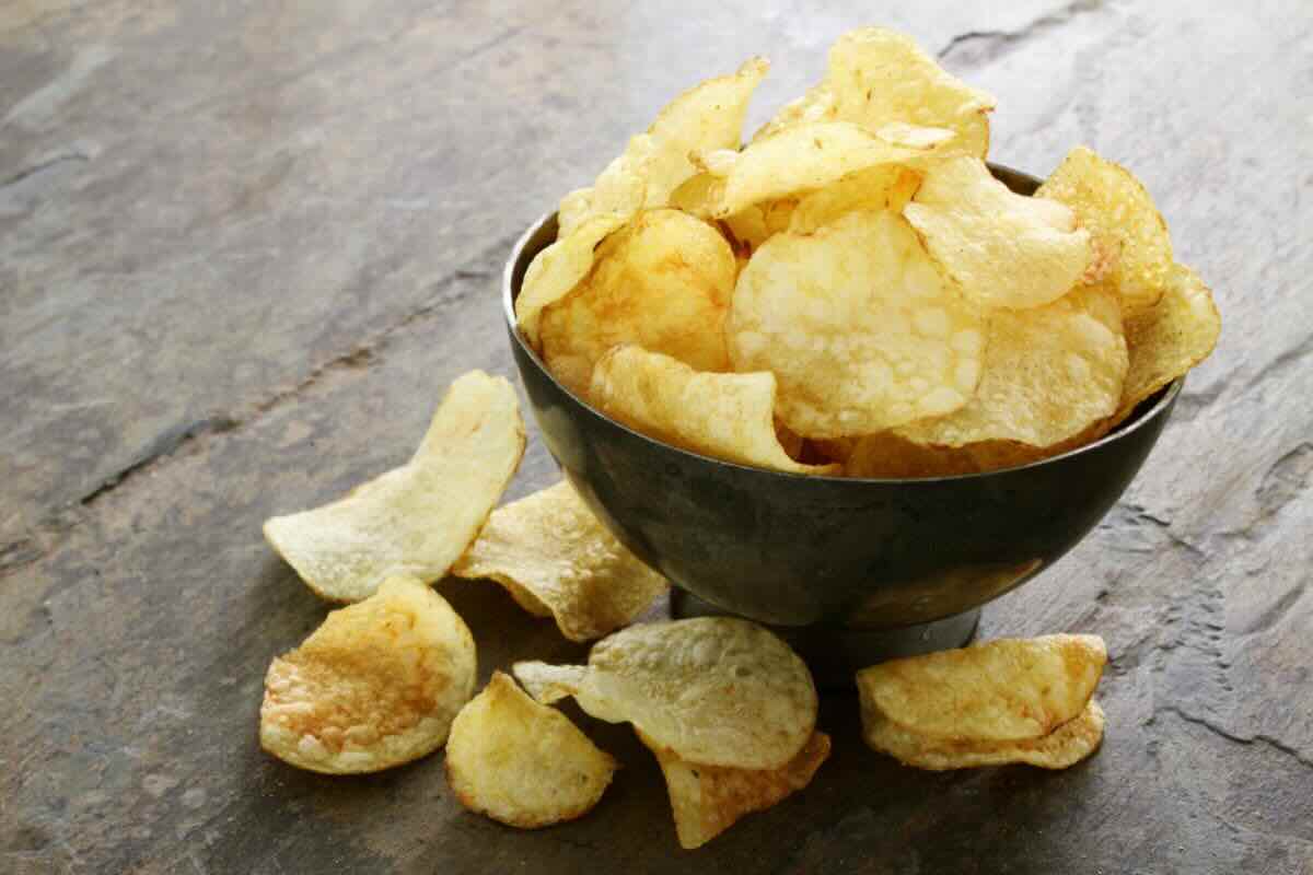 Patatine chips come quelle in busta