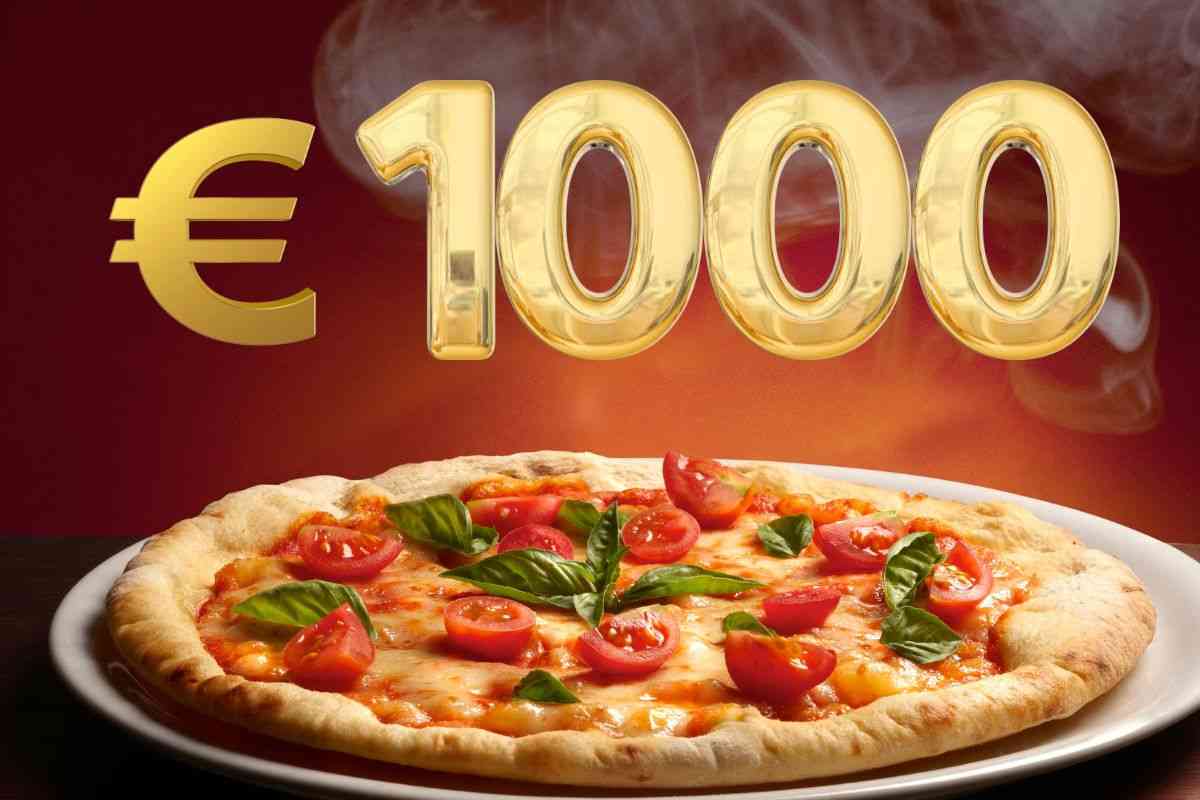 pizza che costa 1000 euro